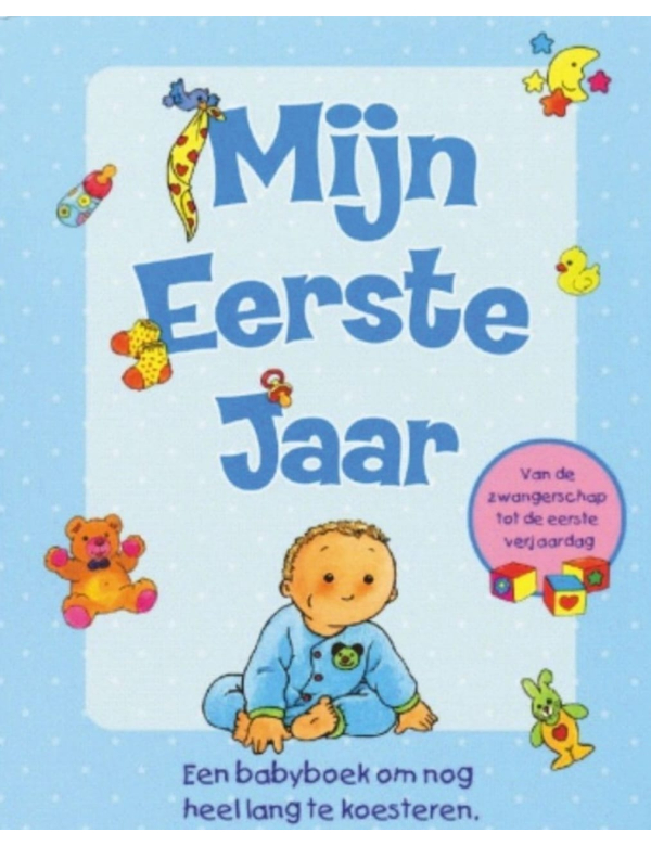 Babyboek blauw: mijn eerste jaar